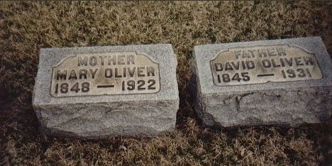 David & Mary Oliver Grave