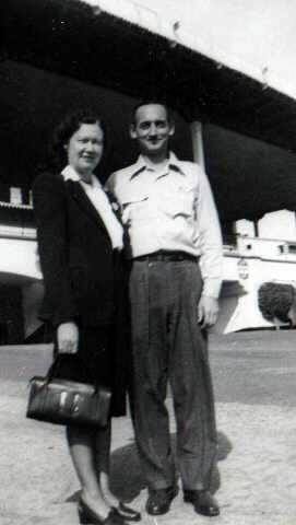Bessie Pearl and Bob Leslie
