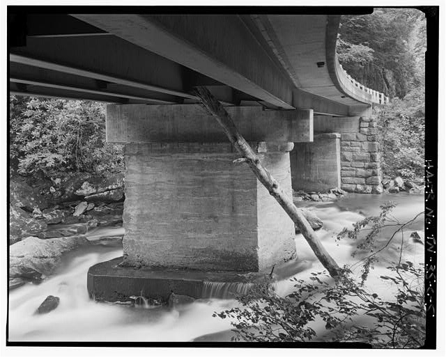 5. UNDERSIDE VIEW OF STEEL GIRDERS AND CONCRETE PIERS...
