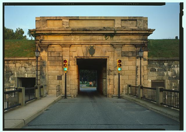 View looking east to west along casemate (duplicate of...