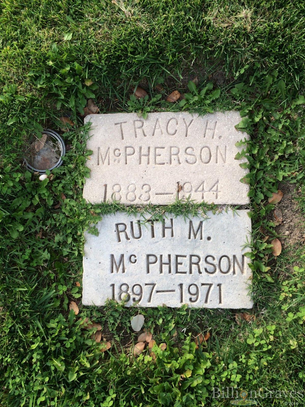 Tracy and Ruth McPherson Gravesite