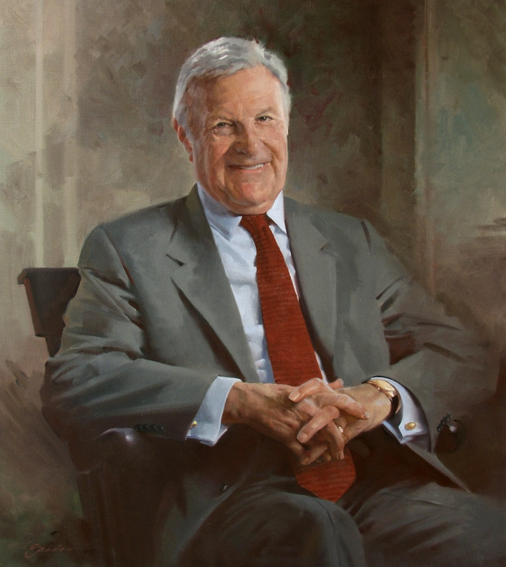 Preston Robert Tisch Painted Portrait
