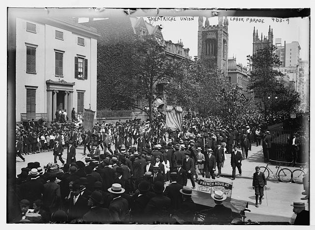 Labor Day Parade, marchers of the Theatrical Union, New York