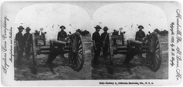 Battery A, Jefferson Barracks, Mo.