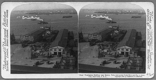 View form Washington Building, near Battery Park, west...