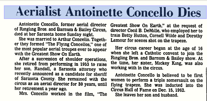 Antoinette Concello obituary