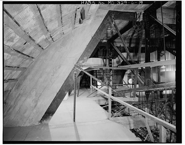 19. ATTIC, DETAIL OF ROOFLINE, AUDITORIUM, ROOF VAULT,...