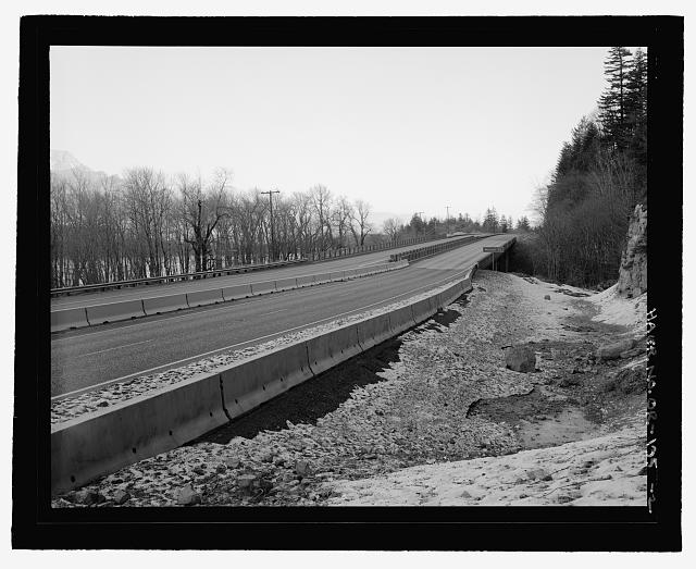 General perspective view of McCord Creek Bridge, view...