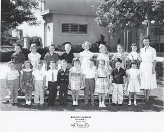 Beachy Avenue School CA, 1960