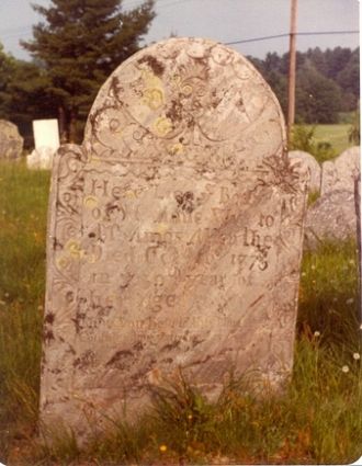 Anne Babcock gravestone
