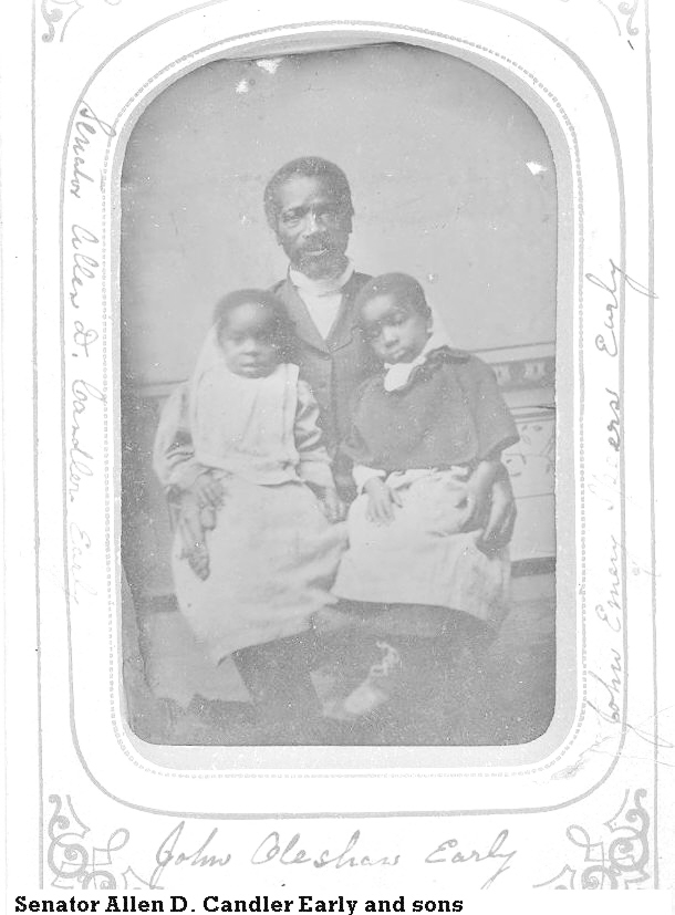 Senator Allen D. Candler Early and sons