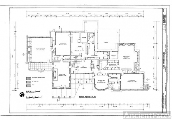 First floor plan - Lyndon B. Johnson Ranch, House, Park...