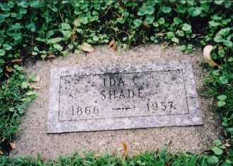Ida Clarise Shade's gravestone