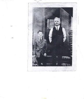 Grandfather Neher and Grandson Howard Fuess