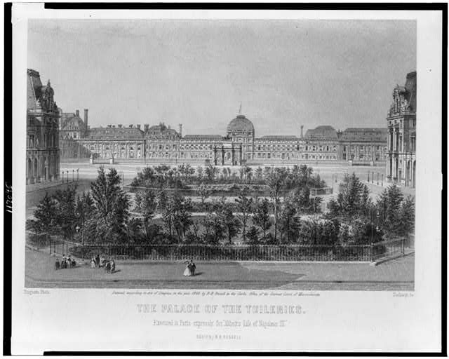 The Palace of the Tuileries / Bingham photo ; Dorherty, sc.