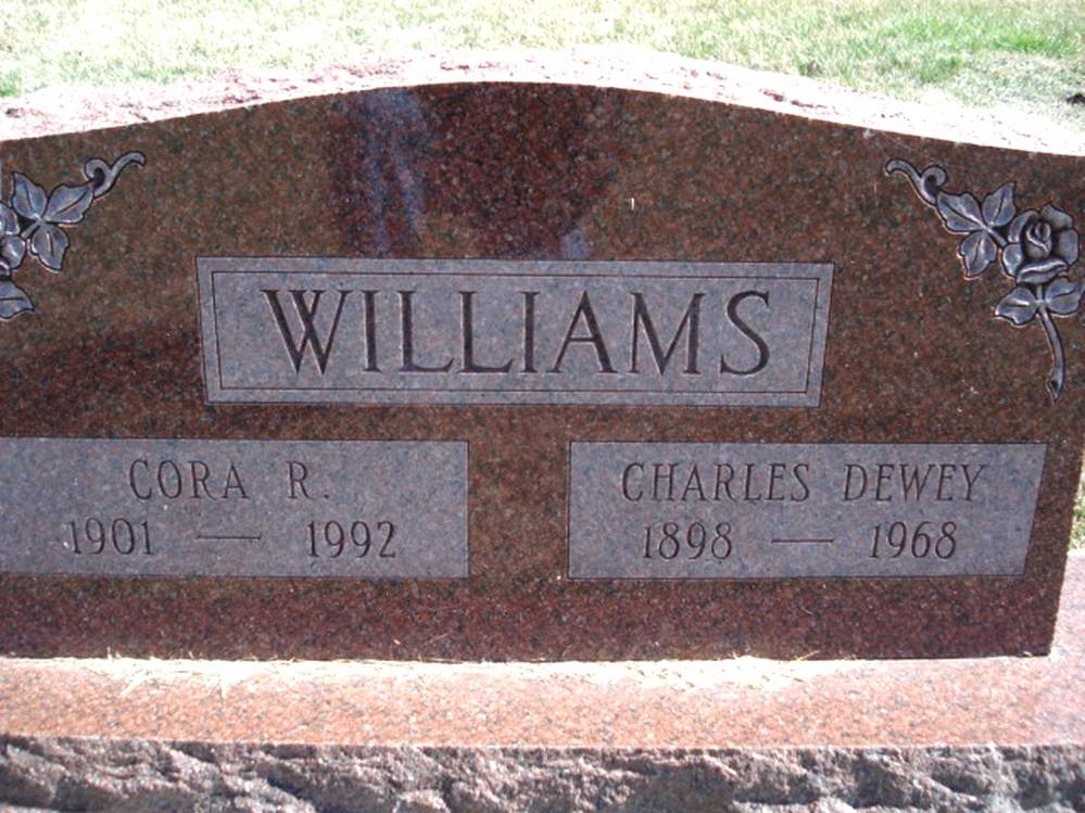 Charles & Cora Williams gravesite