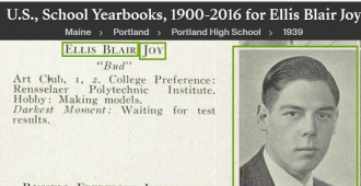 Ellis Blair Joy--U.S., School Yearbooks, 1900-2016(1939)a