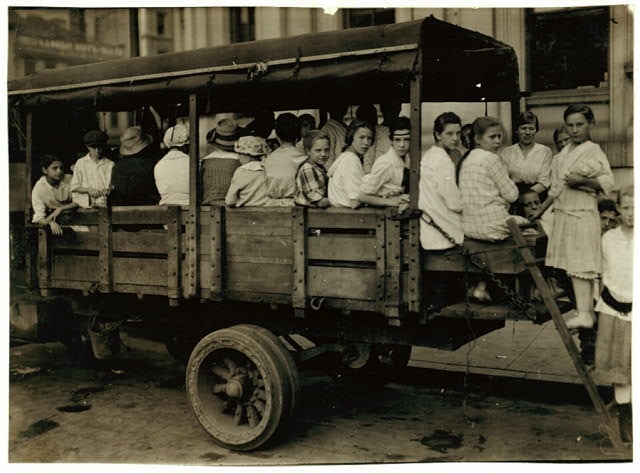 6:00 A.M. at Post Office Square. Truck load of tobacco...