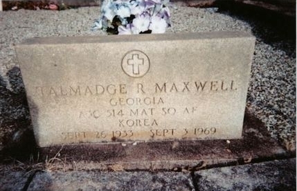 Talmadge R. Maxwell headstone