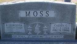 Calvin C Moss gravesite