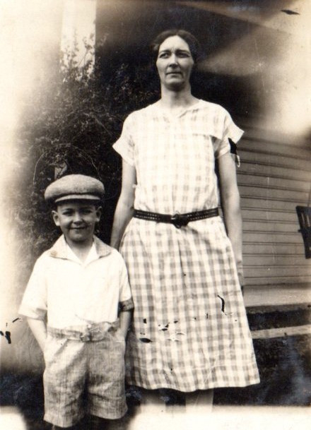 Lura Roberts Been and her son Norman