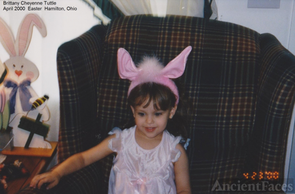 Brittany Tuttle on Easter 2000