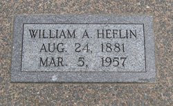 A photo of William Arthur Heflin Sr.