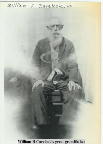 William B Carelock's Gr Grandfather