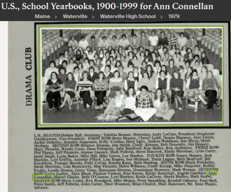 Annie T. (Connellan)Edwards--U.S., School Yearbooks, 1900-1999(1979) Drama Club