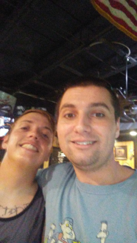 Gregory Mark Demott on the right with brother Michael Crain on the left.