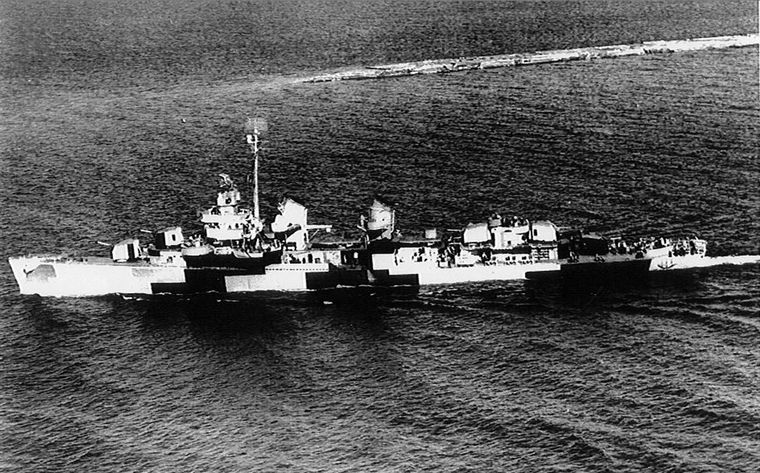 Killen at sea, approaching the States