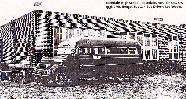 1939, Rosedale School, McClain Co.,OK