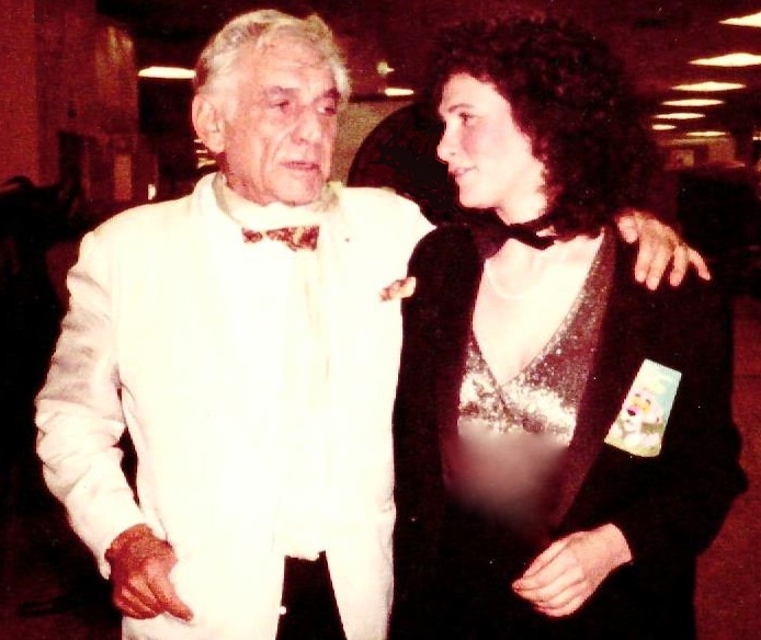 Tracy Gore and Leonard Bernstein
