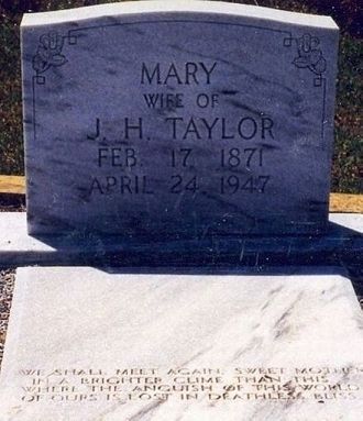 Grave of Mary Ellen Taylor