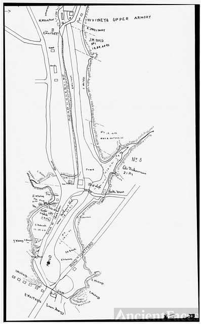 26. Site plan of Lake Whitney; detail of original...