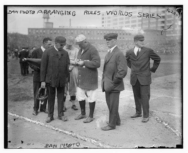 [Bill Carrigan, manager, Boston AL & Pat Moran, manager,...