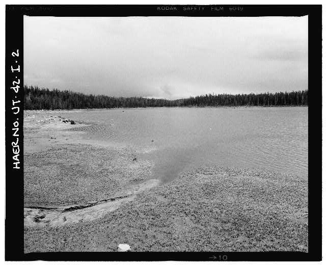 2. OVERALL VIEW OF ISLAND LAKE, WITH INLET IN FOREGROUND,...