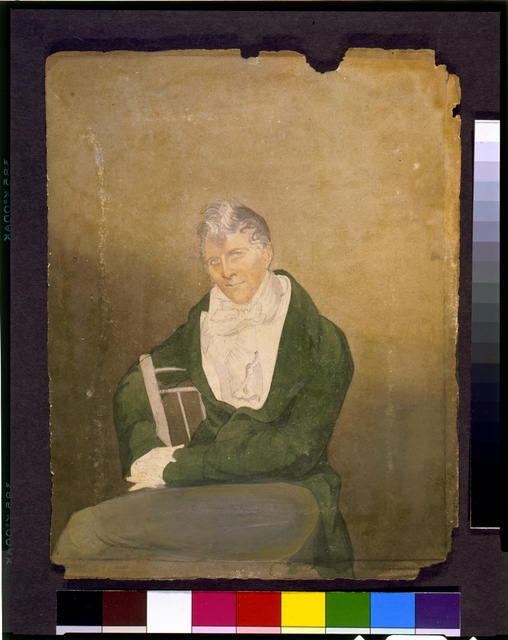 [Portrait of a man seated]