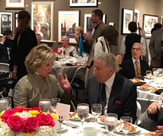 Dong Kingman Jr. and Tony Bennett