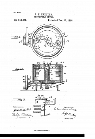 Robert Edward Evenden patent