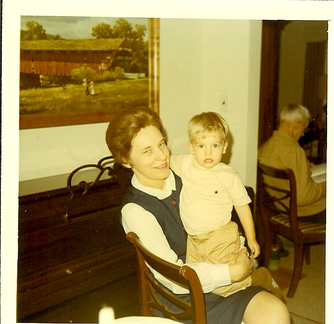 Geneva holding Ivan Larry Higgerson, Jr. with her dad, Harry Clifton Higgerson, in the background. Geneva holding Ivan Larry Higgerson, Jr. with her dad, Harry Clifton Higgerson, in the background.