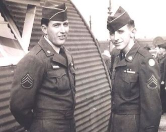 Sgt Ron Dakin & Sgt Jim Brock, 1956