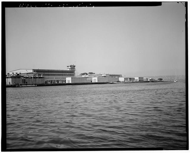 View west with building 29 visible at left. Building 68...