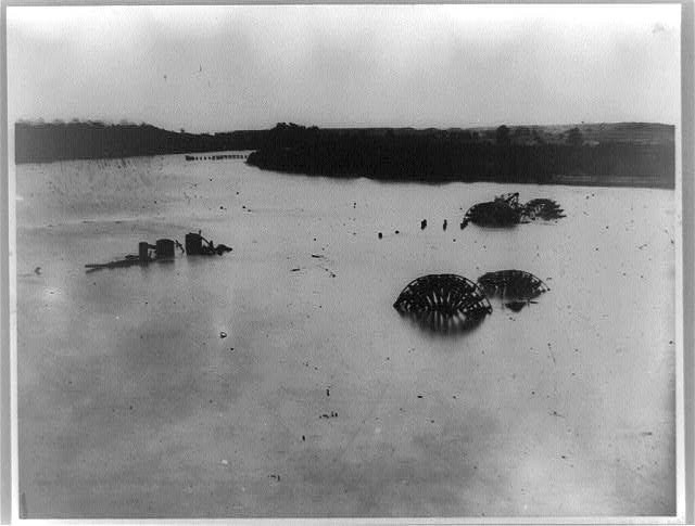 Drewry's Bluff, Va. (vicinity). Obstructions in James River