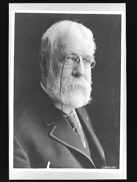 [Robert U. Johnson, head-and-shoulders portrait, facing...