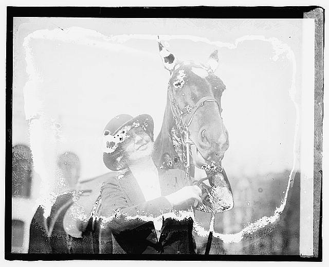 Mrs. Thos. F. Logan with Dolly