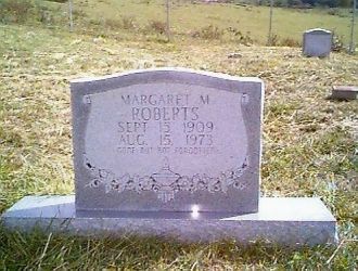 Margaret Justus Roberts Headstone