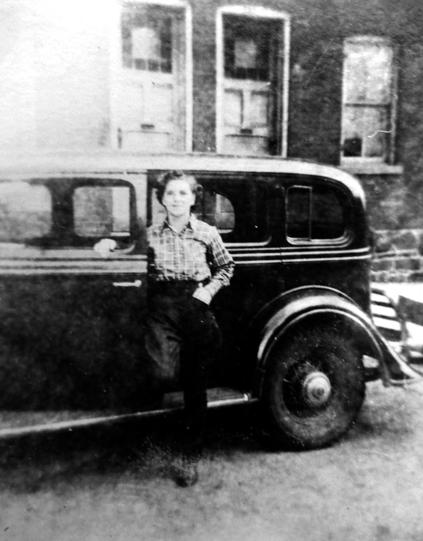 Girl with her Car