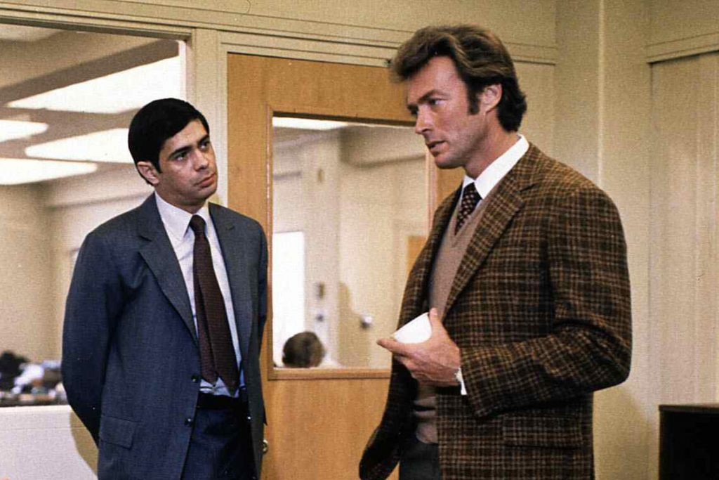 Reni Santoni and Clint Eastwood