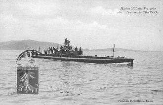Cigogne French Submarine